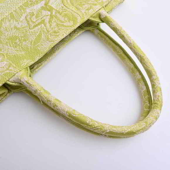 Christian Dior Canvas Medium Book Tote Bag M1296ZRGO Green - Picture 5 of 8